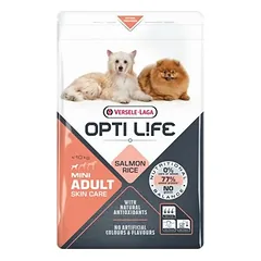 Opti Life sausas maistas suaugusiems, mažų veislių šunims su lašiša ir ryžiais 7.5 kg