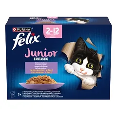 FELIX Fantastic Junior su galaretėmis;12x85g