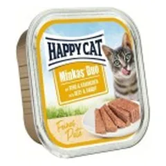 Happy Cat Duo konservai katėms su jautiena ir triušiena, 100 g — 1 nuotrauka