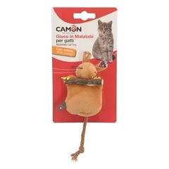 Camon pliušinė pelė katei, su katžole, 10 cm