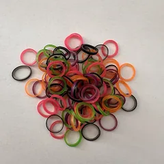 Lateksinės gumytės, 8 mm, spalvotos, 100 vnt.