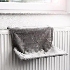 Canadian Cat Company gulimoji duobė radiatoriui, L 45 x B 26 x H 31 cm - smėlio spalvos — 3 nuotrauka