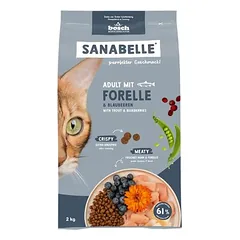 Sanabelle Adult su upėtakiu, sausas maistas katėms, 400 - 499 g — 3 nuotrauka