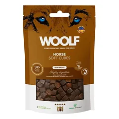 WOOLF Horse cubes – skanėstai šunims su arkliena, kubeliai