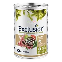 Exclusion Mono Protein Mediterraneo konservuotas pašaras šunims su ėriena, 400 g — 2 nuotrauka