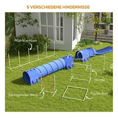 Agility rinkinys šunims 321 x 63 x 93 cm 7 vnt. — 5 nuotrauka
