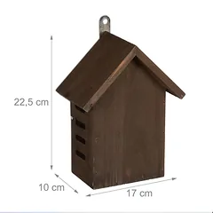 Vabzdžių viešbutis 22,5x17x10cm., rudos spalvos — 4 nuotrauka