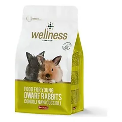 Maistas jauniems dekoratyviniams triušiams Wellness 1 kg — 4 nuotrauka