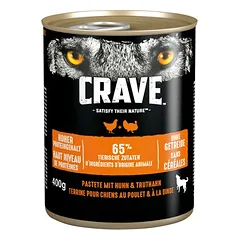 Crave Adult drėgnas maistas šunims, ekonominė pakuotė 24 x 400 g — 2 nuotrauka