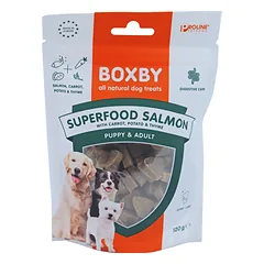 BOXBY SUPERFOOD SALMON skanėstai šunims 120g