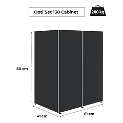Aquael spintelė Optiset 130 60x40x80 balta — 2 nuotrauka