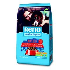 Sausas šunų maistas RENO Dog beef su jautiena, 10 kg