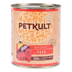 Petkult Adult konservai šunims su jautiena, 800 g