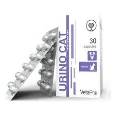 VetaPro Urino Cat papildai katėms, padedatys palaikyti natūralią šlapimo pūslės veiklą, N30