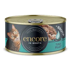 ENCORE Cat Tuna Fillet in Broth filet su tunu sultinyje 70 g photo
