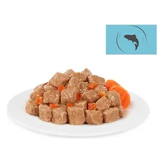 Briantos Chunks in Gravy 6 x 415 g, drėgnas maistas šunims — 4 nuotrauka