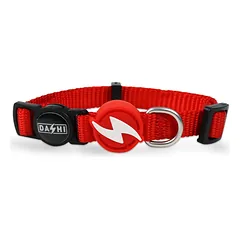 Dashi Solid Cat Collar - nailoninis katės antkaklis, ryškios spalvos, Zielony — 3 nuotrauka