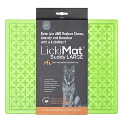 LickiMat Classic Buddy XL - laižymo kilimėlis vidutinio dydžio ir dideliems šunims, kryžiaus raštas