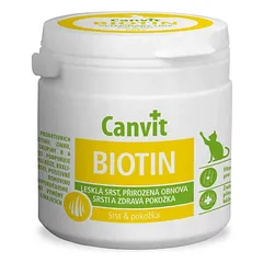 Canvit Biotin tabletės katėms odai ir kailiui 100g