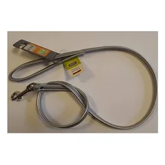 Hunter modern art pavadėlis šunims, dirbtinė oda, sidabrinė, 13 mm x 110 cm