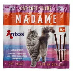 ANTOS MADAME Mėsos lazdelės katėms lašiša/tunas