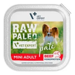 VetExpert Raw Paleo Mini Adult paštetas su jautiena šunims - Pet24