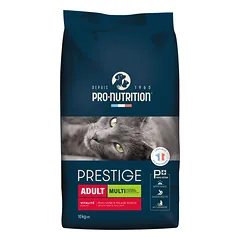 PRO-NUTRITION ADULT MULTI, visavertis super premium sausas maistas su vištiena ir daržovėmis katėms 10kg