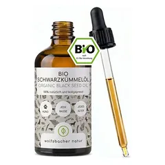 Wolfsbacher Natur ekologiškas juodųjų kmynų aliejus, papildas, 100 ml — 3 nuotrauka