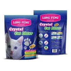 Long Feng aromatizuotas, levandų kvapo silikoninis kraikas, 3,8 l nuotrauka