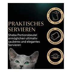 Sheba Kitten rūšių rinkinys, šviežumo pakeliai 12 x 85 g, drėgnas maistas kačiukams, 80 - 99 g — 4 nuotrauka