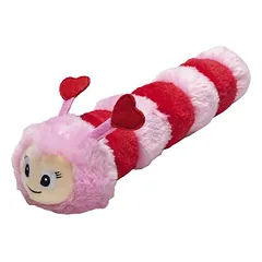 Beeztees Hundespielzeug Liebesraupe rosa aus Plüsch