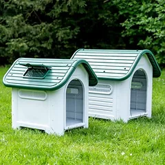 HAFENBANDE Kunststoffhundehütte Cottage
