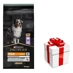 PRO PLAN Sensitive Digestion Adult kalakutienos turtingas ėdalas šunims 12kg + STAIGMENA ŠUNIUI