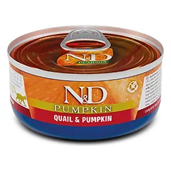FARMINA N&D PUMPKIN - CAT Wet Quail&Pumpkin ADULT 70 g (pak.24)