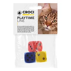 CROCI Cube spalvoti kubai katėms 3.5cm