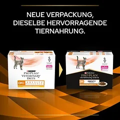 PURINA PRO PLAN Veterinary Diets Feline OM ST/OX - Obesity Management su vištiena, drėgnas maistas katėms — 2 nuotrauka