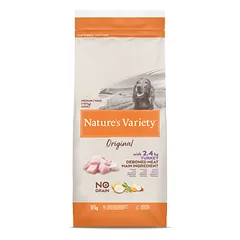 Natures Variety Original No Grain Medium/Maxi su kalakutiena