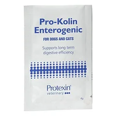 Protexin Pro-Kolin Enterogenic papildomas pašaras šunims ir katėms virškinimo palaikymui, 4 g pakelis nuotrauka