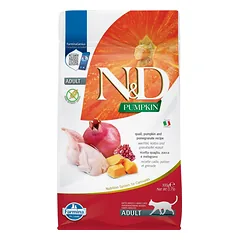 FARMINA N&D PUMPKIN – CAT Dry Quail&Pomegranate ADULT 300 g