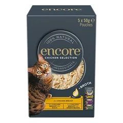 Encore Cat Pouch sultinyje, drėgnas maistas katėms 5 x 50 g
