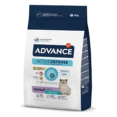 Advance Sterilized Hairball sausas maistas katėms