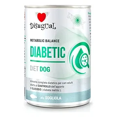 Disugual Maistas šlapias šunų maistas „Veterinary DIABETIC Sola“ (suaugusiems šunims) 400 g