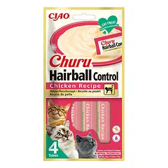 Churu Chicken Hairball Control skanėstai katėms 56 g