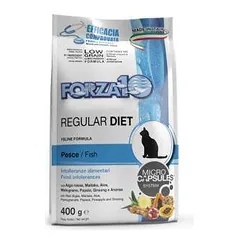 Forza 10 Regular Diet sausas maistas katėms, netoleruojančioms arba alergiškoms maistui, 400 g