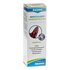 CANINA Ear Cleaning Canina Microsilver 100ml parduotuvėje ramiosblusos.lt