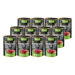 DOLINA NOTECI Super Rafi Cat P&F su elniena ir vištienos širdelėmis 12x400g