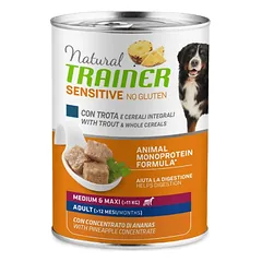 NT Sensitive No Gluten M/M Trout konservas su upėtakiu 400g (12)