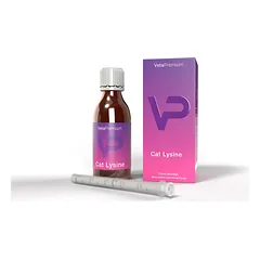 VetaPro Cat Lysine liposominis papildas katėms su L-lizinu, 120 ml