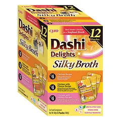 CIAO Dashi delight šilkinis vištienos sultinys įvairių skonių 12 vnt — 3 nuotrauka