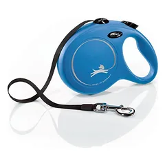 Flexi Classic juostelinis pavadis, L, iki 50kg 8m, juostelinis, juodos spalvos — 2 nuotrauka
